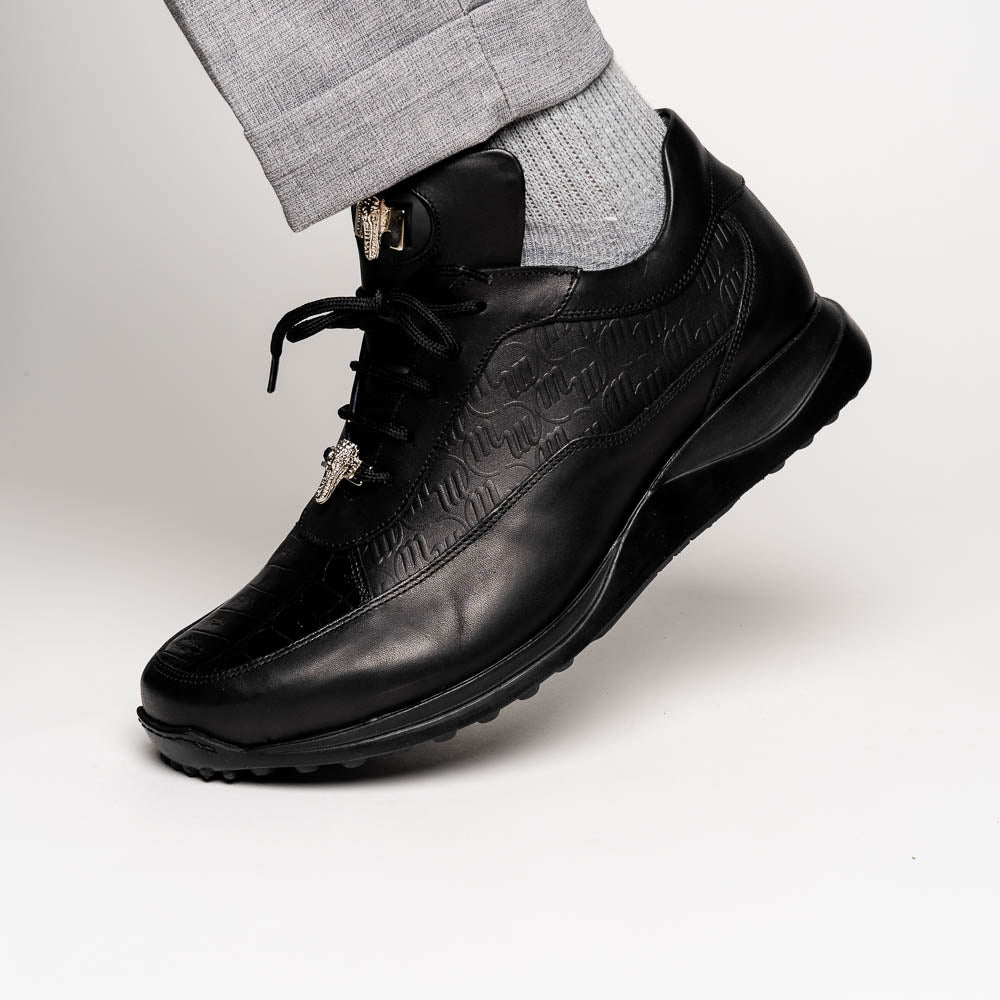 Mauri 8900/2 Classic Crocodile & Calfskin Black