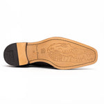 Belvedere Onesto II Ostrich/Crocodile Shoes Navy (1419)