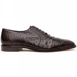 Belvedere Onesto II Ostrich/Crocodile Shoes Brown