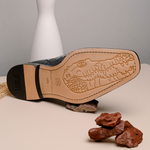 Belvedere Onesto II Ostrich/Crocodile Shoes Black (1419)