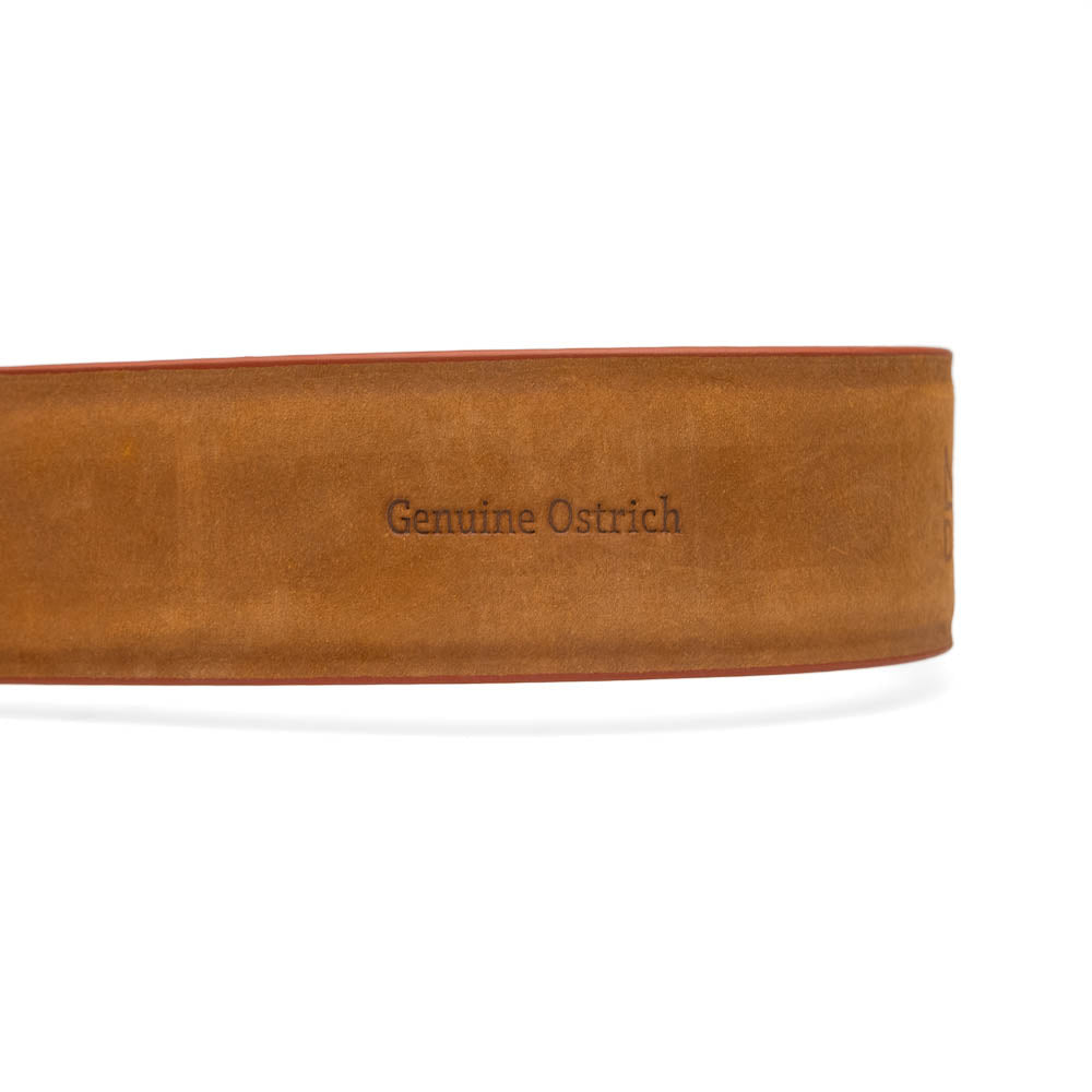 Marco Di Milano Ostrich Quill Belt White