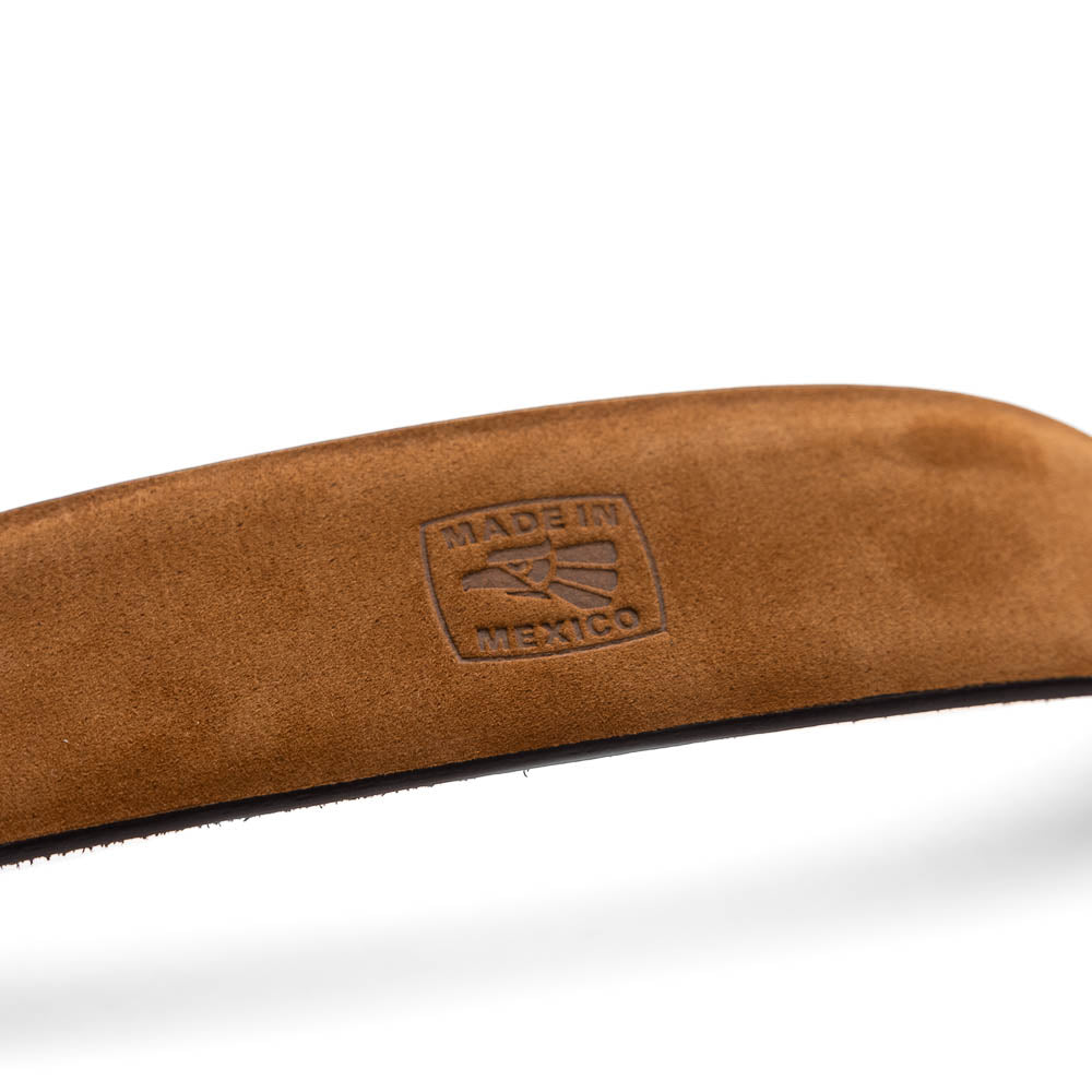 Marco Di Milano Ostrich Quill Belt Cognac