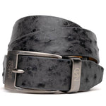 Marco Di Milano Ostrich Quill Belt Antique Grey