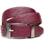 Marco Di Milano Ostrich Quill Belt Wine