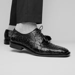 Los Altos Ostrich Bicycle Toe Shoes Black