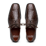 Los Altos Ostrich Bicycle Toe Shoes Brown