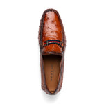 Mezlan Ostrich Driving Shoe Brandy (Exclusive) (RX7041-S)