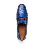 Mezlan Ostrich Driving Shoe Jeans (Exclusive) (RX7041-S)