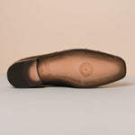 Los Altos Ostrich Quill Bit Loafers Brown