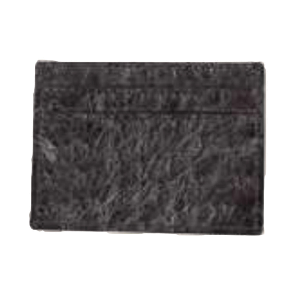 Los Altos Ostrich Card Holder Black