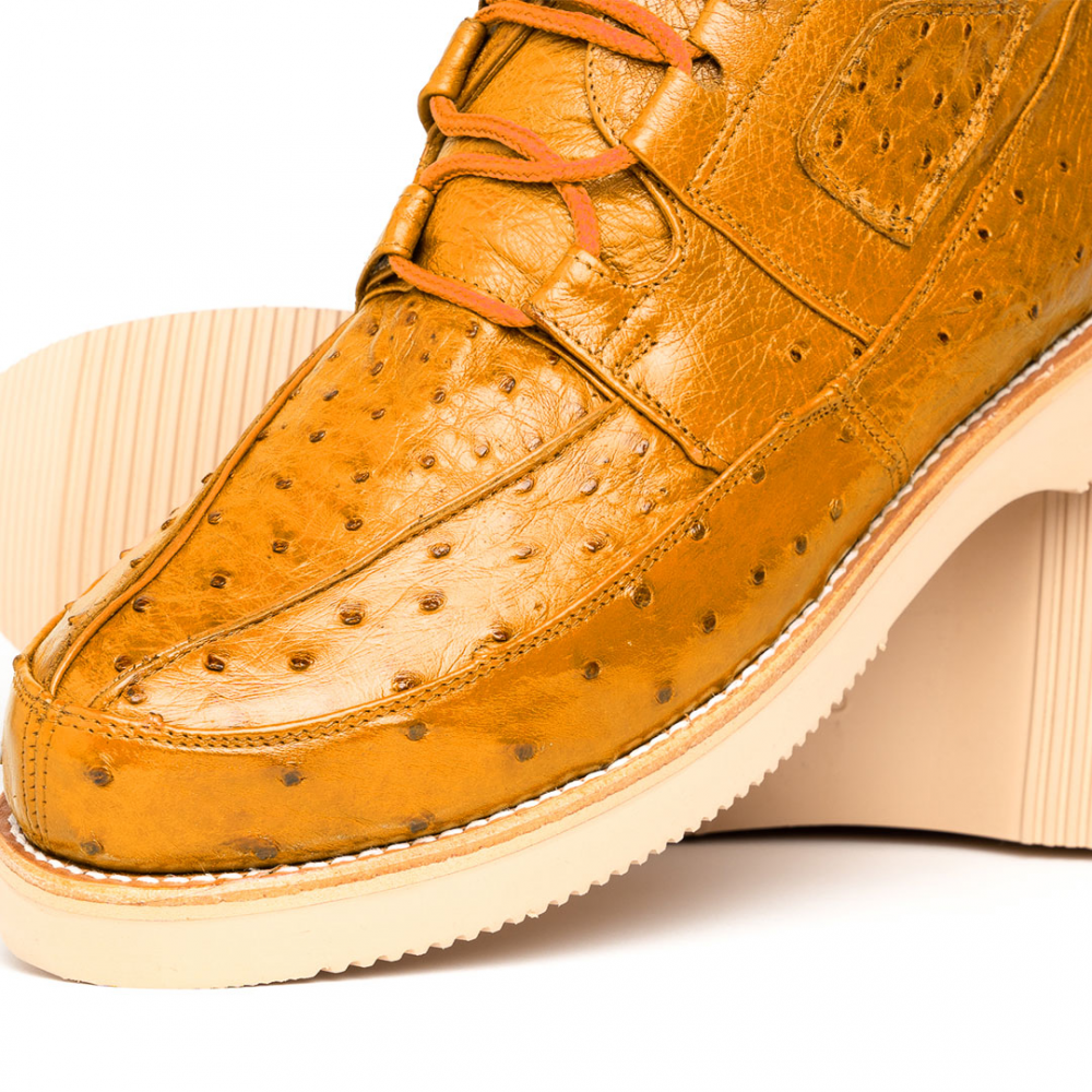 Los Altos Ostrich Shoes Buttercup
