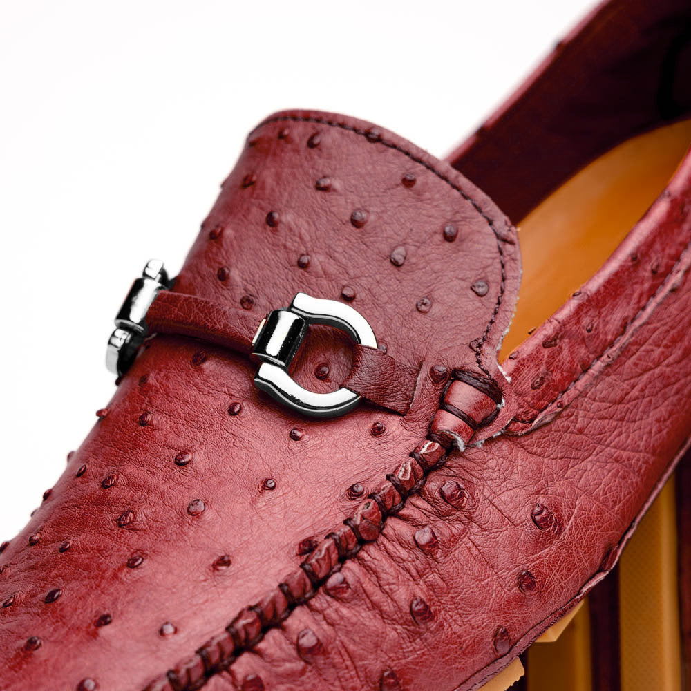 Corrente Palm Beach Ostrich Driver Burgundy
