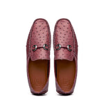 Corrente Palm Beach Ostrich Driver Burgundy