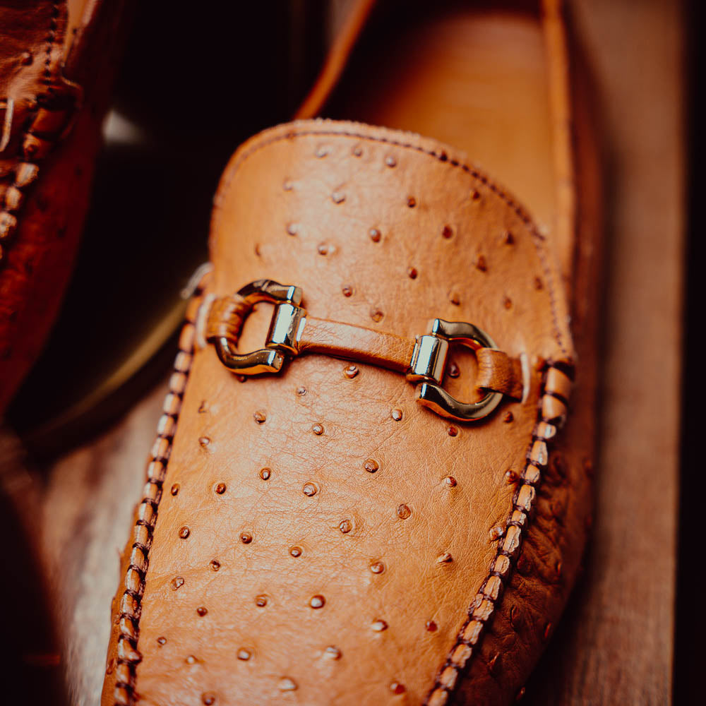 Corrente Ostrich Driver Light Tan