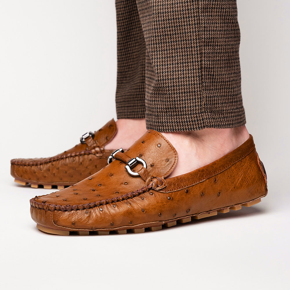 Corrente Palm Beach Ostrich Driver Light Tan