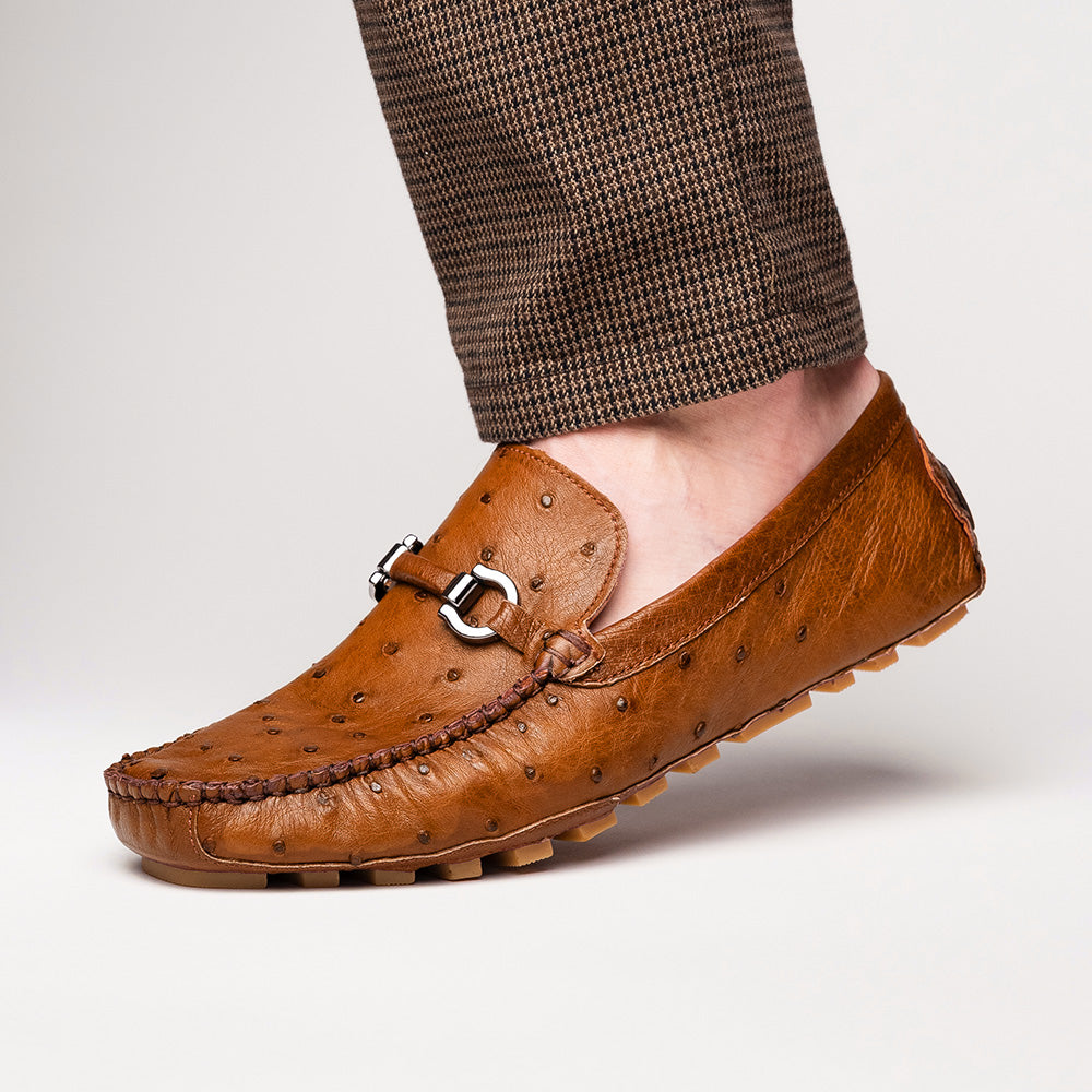 Corrente Palm Beach Ostrich Driver Light Tan