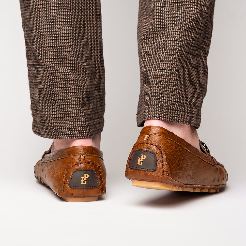 Corrente Palm Beach Ostrich Driver Light Tan