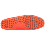 Paolo Shoes Adam Leather Drivers Red