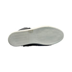 Paolo Shoes Alberto Leather High Top Dress Sneakers Grey
