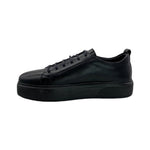 Paolo Shoes Alfonso Low Top Leather Sneakers Black