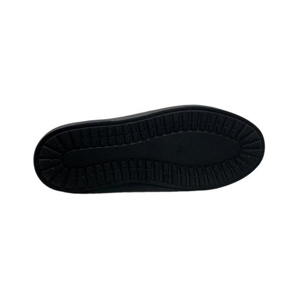 Paolo Shoes Alfonso Low Top Leather Sneakers Black