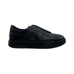 Paolo Shoes Ali Laceless Leather Sneakers Navy Blue