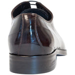 Paolo Shoes Bernard Eel Skin Oxfords Brown
