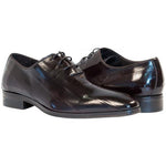 Paolo Shoes Bernard Eel Skin Oxfords Brown