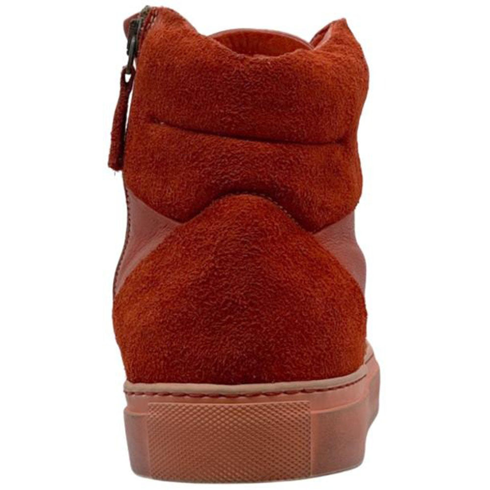 Paolo Shoes Carlo High Top Sneakers Red