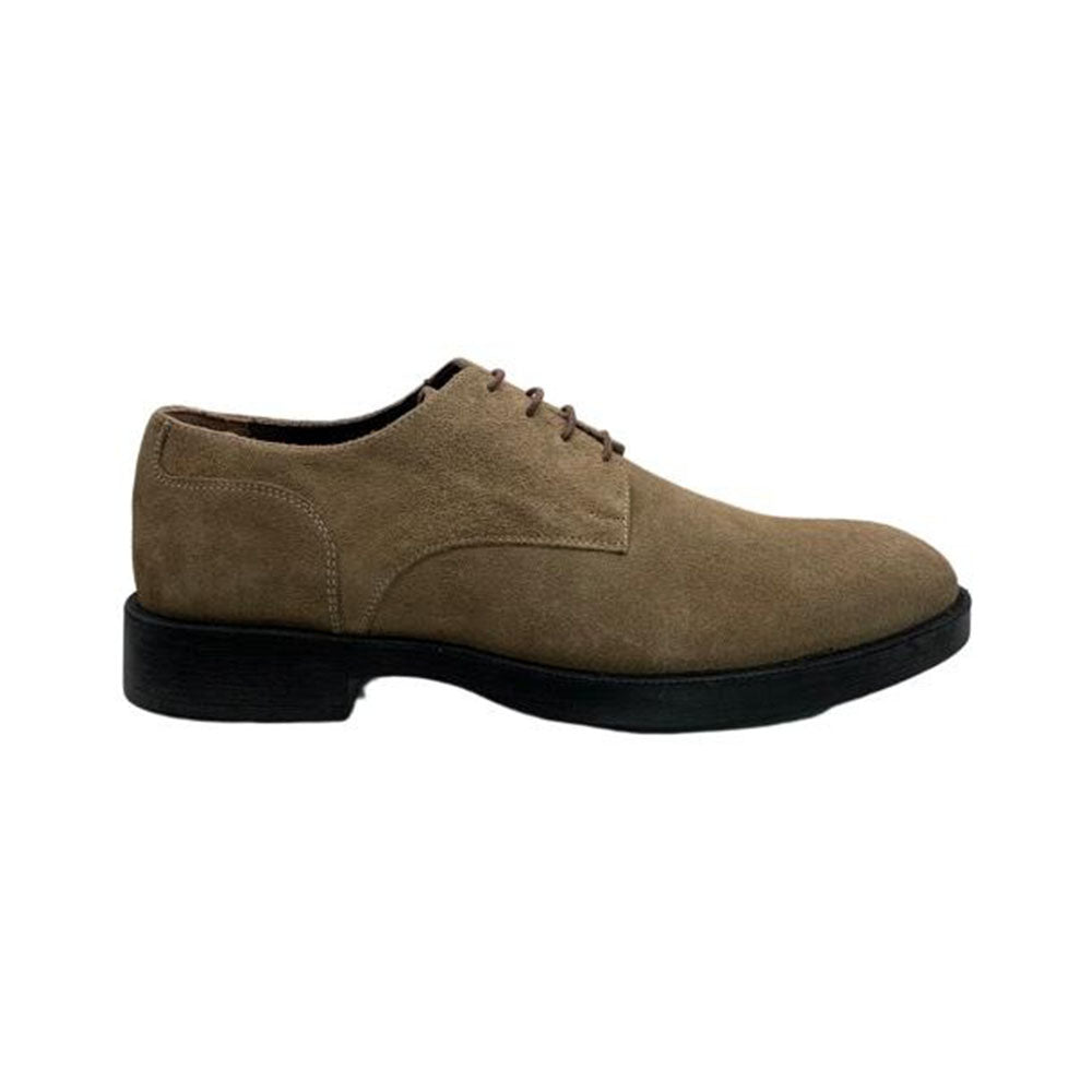 Paolo Shoes Claudio Suede Oxfords Stone