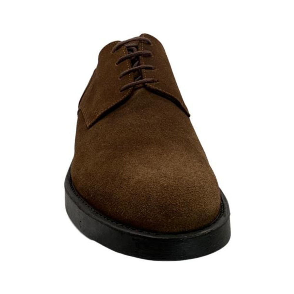Paolo Shoes Claudio Suede Oxfords Taba