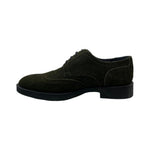 Paolo Shoes Cornelio Suede Wingtip Oxfords Khaki