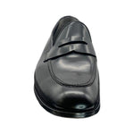 Paolo Shoes Dani Leather Penny Loafers Black