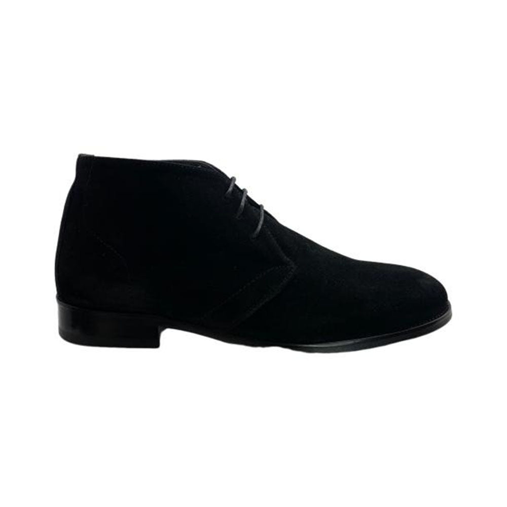 Paolo Shoes Dario Suede Chukka Boots Black