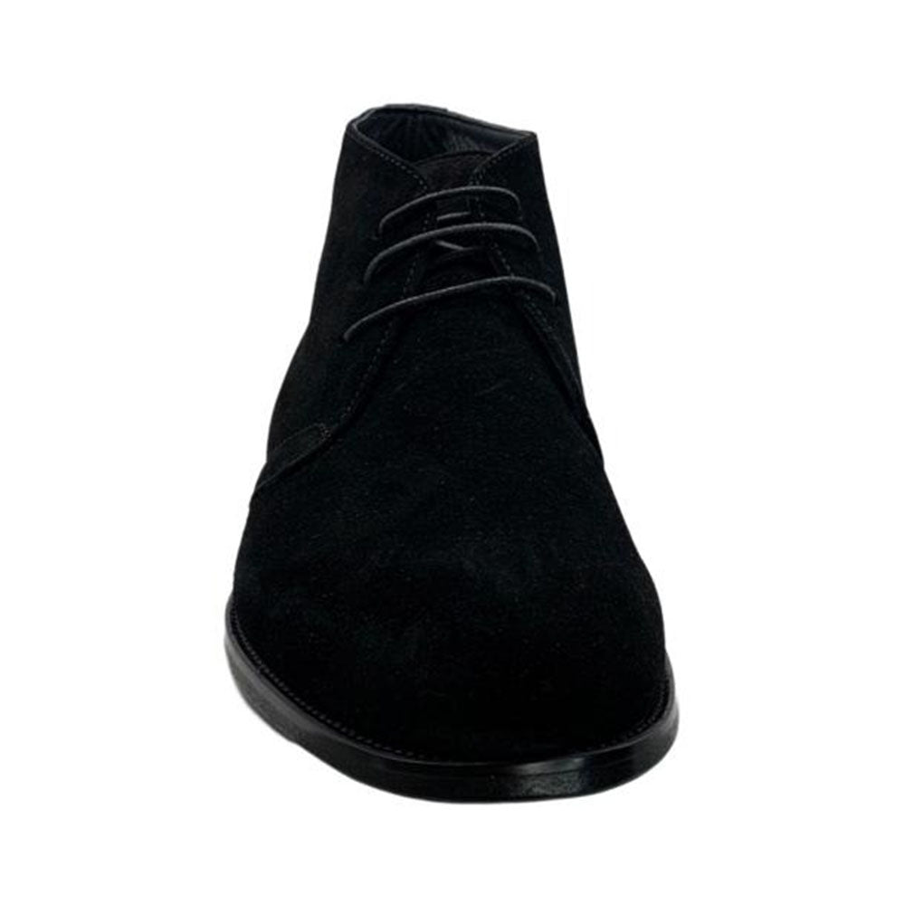 Paolo Shoes Dario Suede Chukka Boots Black
