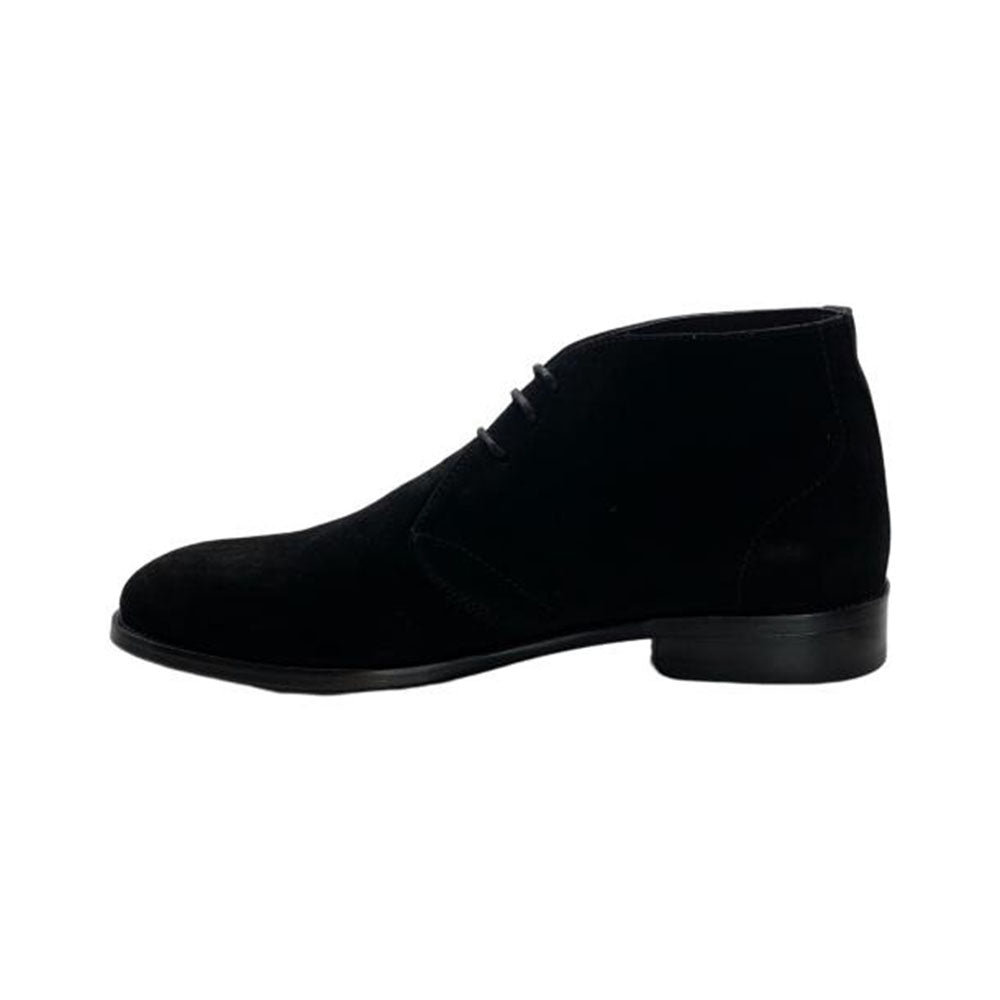 Paolo Shoes Dario Suede Chukka Boots Black