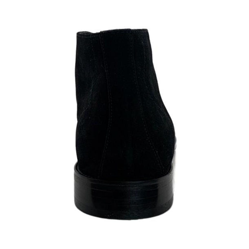 Paolo Shoes Dario Suede Chukka Boots Black