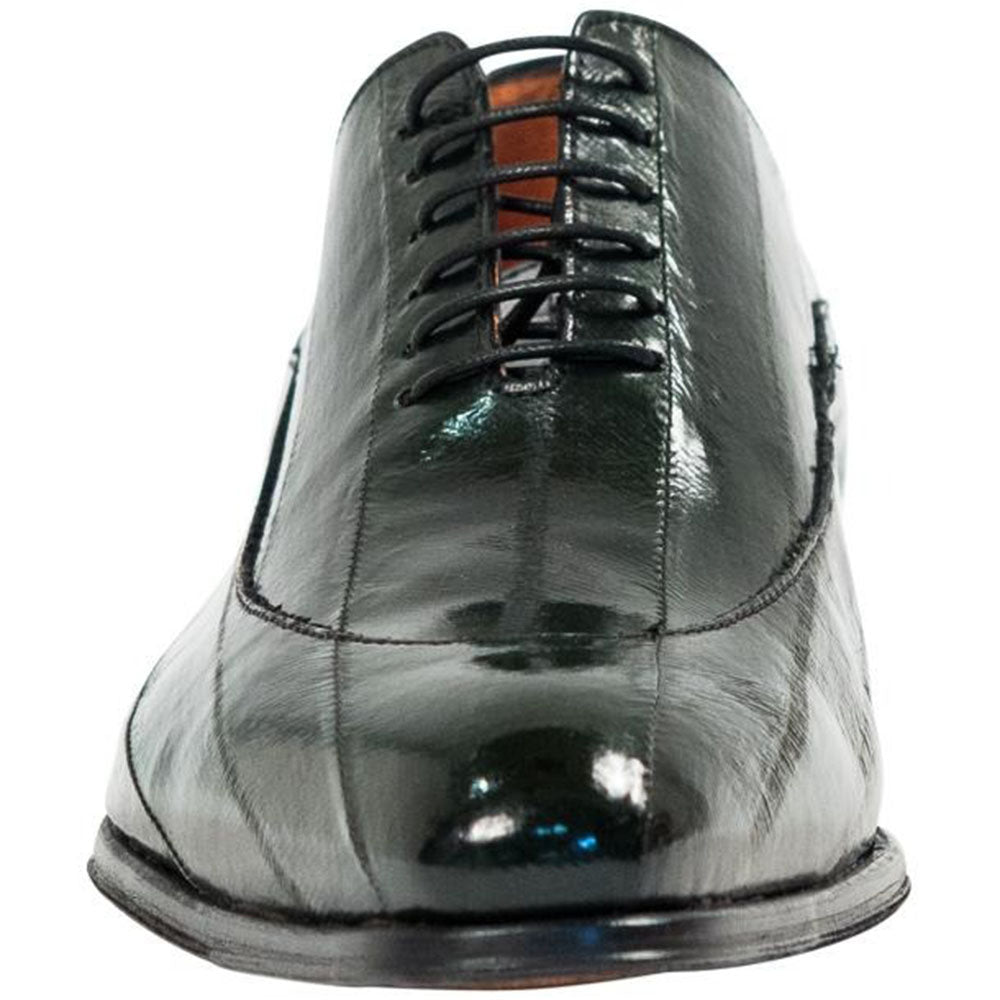 Paolo Shoes Dufresne Eel Skin Oxfords Green
