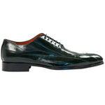 Paolo Shoes Dufresne Eel Skin Oxfords Green