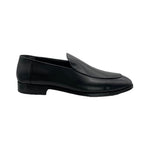 Paolo Shoes Franco Slip-on Leather Loafers Black
