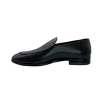 Paolo Shoes Franco Slip-on Leather Loafers Black