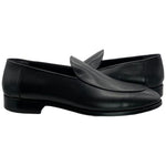 Paolo Shoes Franco Slip-on Leather Loafers Black