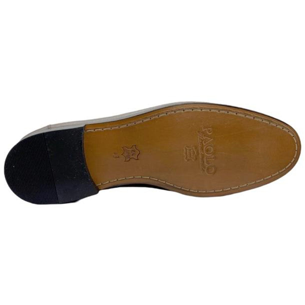 Paolo Shoes Franco Slip-on Leather Loafers Brown