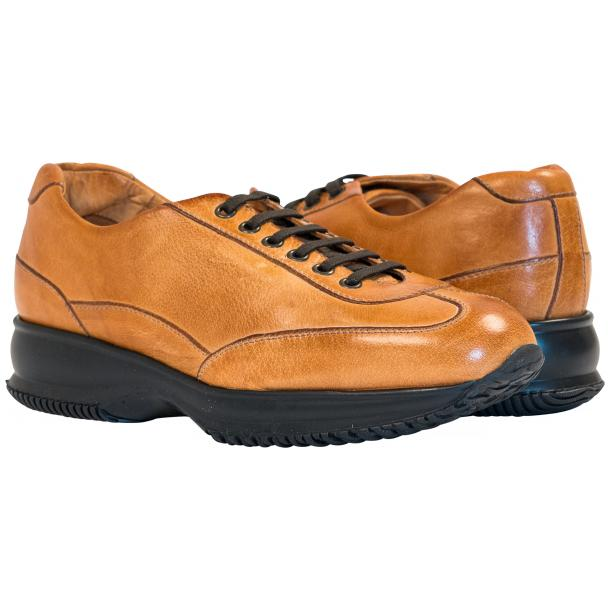 Paolo Shoes Harris Nappa Sneakers Brick