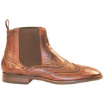 Paolo Shoes Hugo Wingtip Chelsea Boots Brown