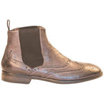Paolo Shoes Hugo Wingtip Chelsea Boots Grey