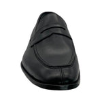 Paolo Shoes Leo Leather Penny Loafers Black