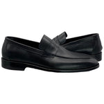 Paolo Shoes Leo Leather Penny Loafers Black