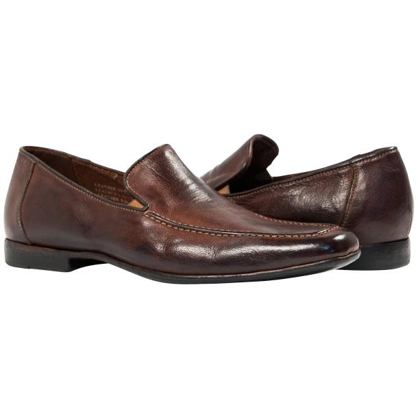 Paolo Shoes Les Nappa Loafers Brown