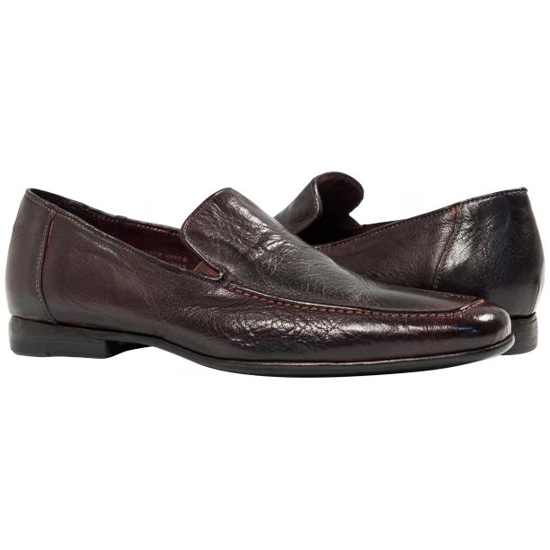 Paolo Shoes Soft Nappa Loafers Liver (Burgundy)